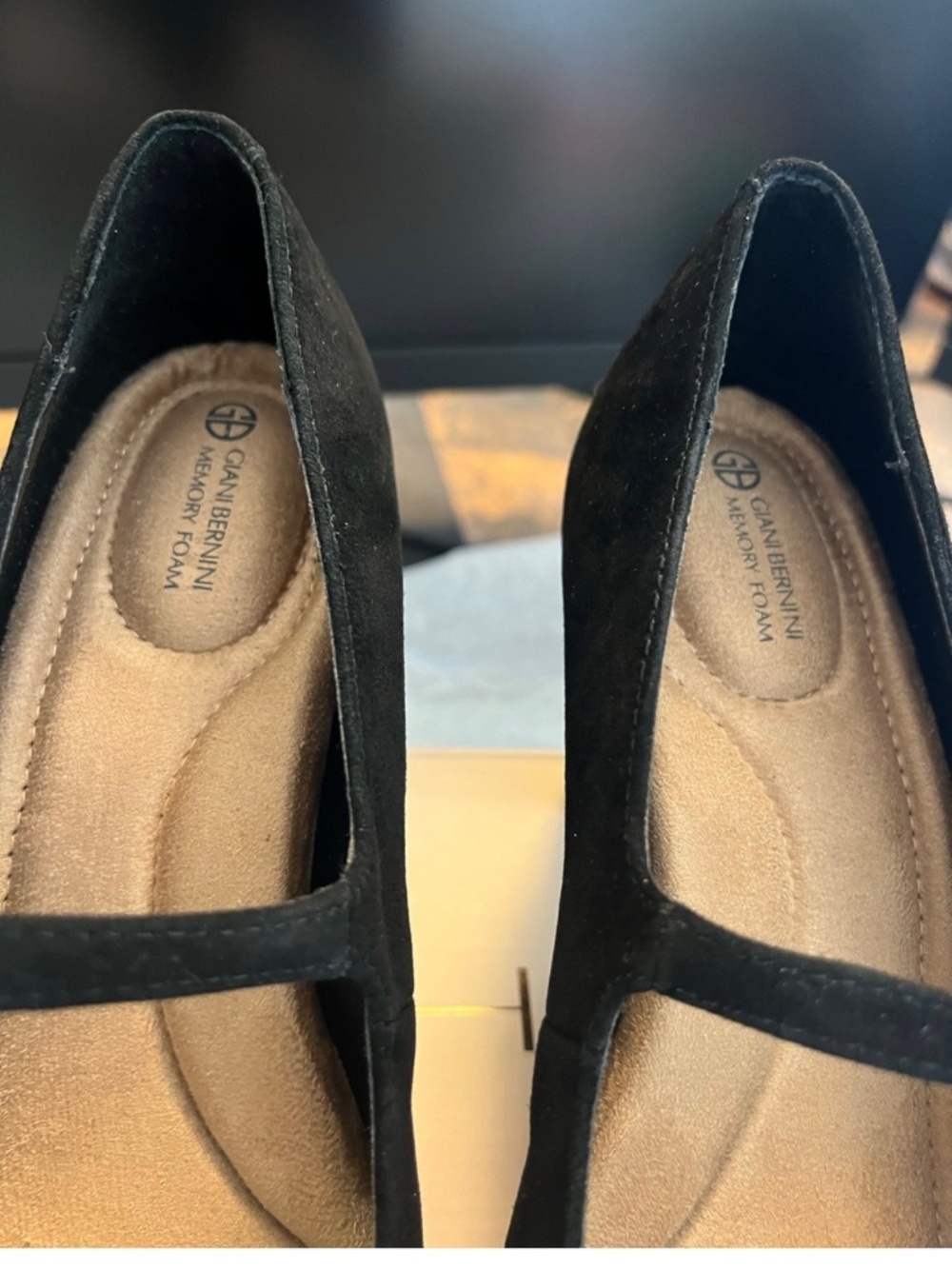 Giani Bernini Black Suede Mary Jane Heels NWT Size 7 - Picture 8 of 14